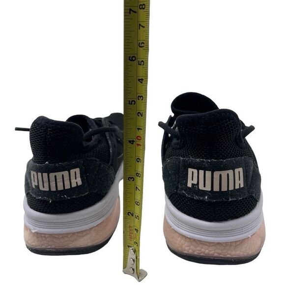 Puma Womens Electron Street C Trainers Lace-up Athletic Sneakers Black Size 8 - Picture 7 of 10